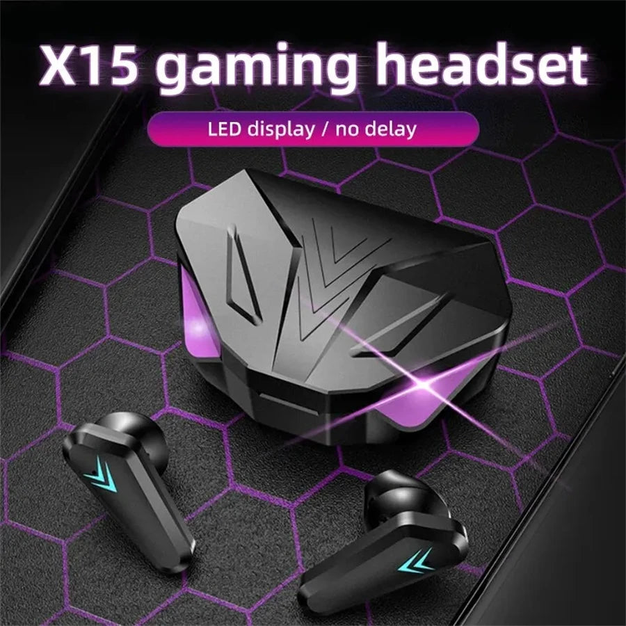 New TWS Wireless Headphones Bluetooth Earphones Control Sport Headset Waterproof Microphones Music Earphones for All Smartphone