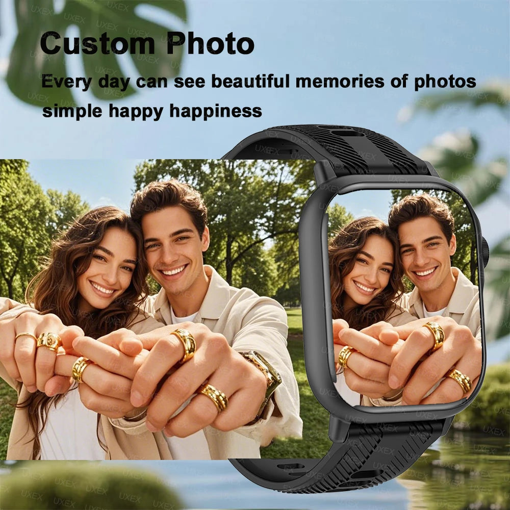 Delicacy Smartwatch Watch Men 2.04” HD Surprise Gift Wireless Call Health Tracker Custom Photo Al Voice Watch Ladies Sports 2025