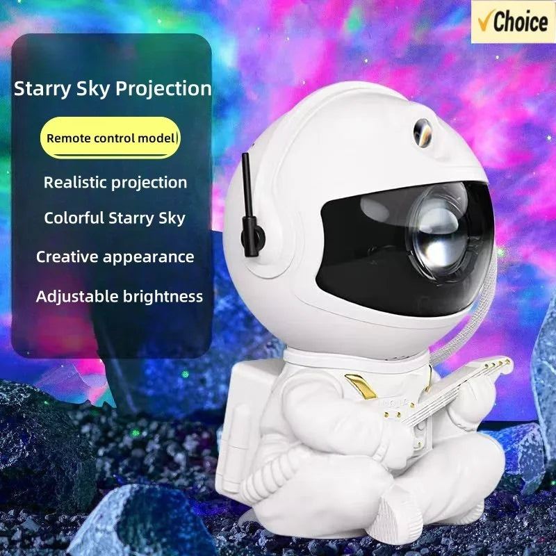 Astronaut Star Projector – Galaxy LED Night Light with Nebula Effects for Bedroom, Home Decoration & Children’s Gift