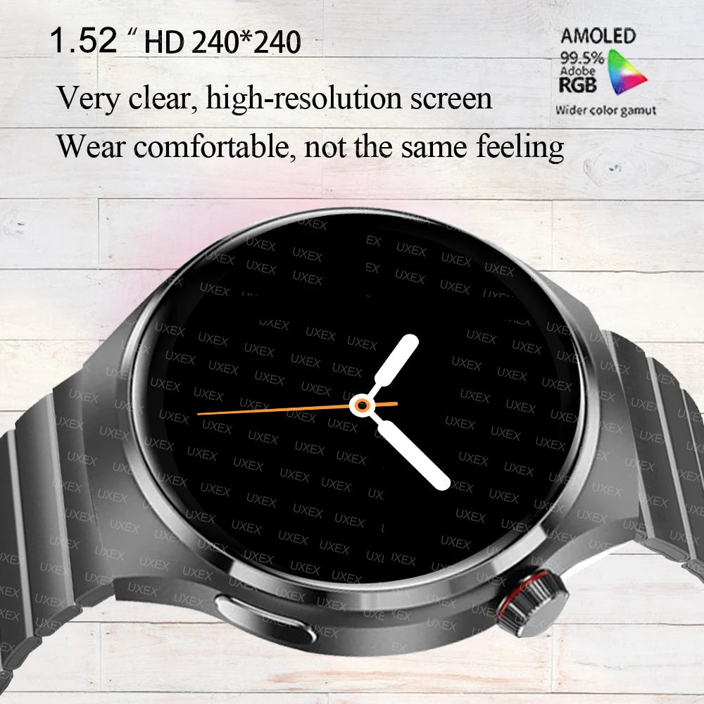 2025 New Business Smartwatch Men For Xiaomi Electronics 1.52” HD Bluetooth Call Custom Picture Smart Watches Smart Women Watch 4